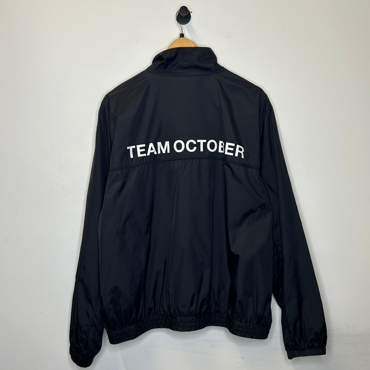 OVO OCTOBERS VERY OWN BLACK NYLON WINDBREAKER