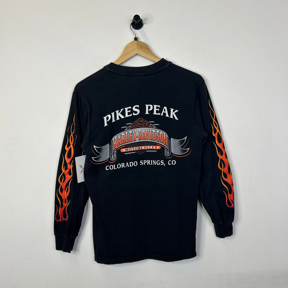 HARLEY DAVIDSON EAGLE ON FIRE FLAME LONG SLEEVE