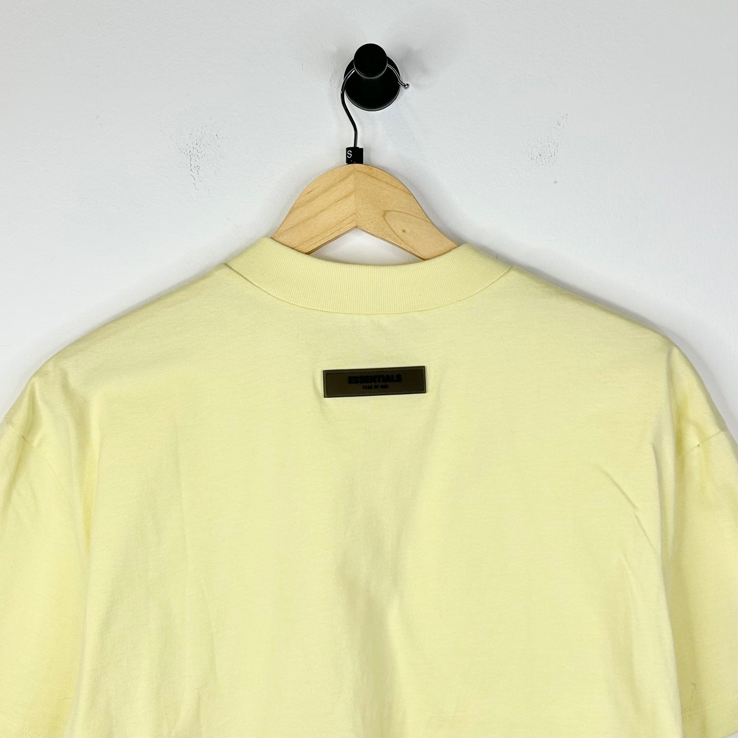 ESSENTIALS YELLOW LOGO TEE