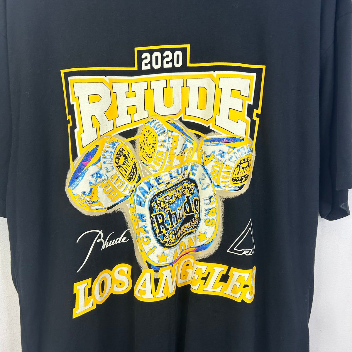 RHUDE x LA LAKERS  2020 CHAMPIONSHIP RINGS TEE