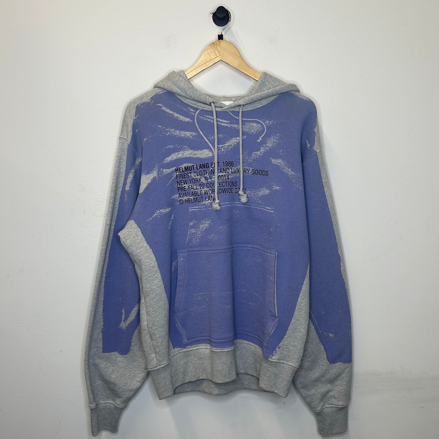 HELMUT LANG WORLDWIDE STENCIL HOODIE