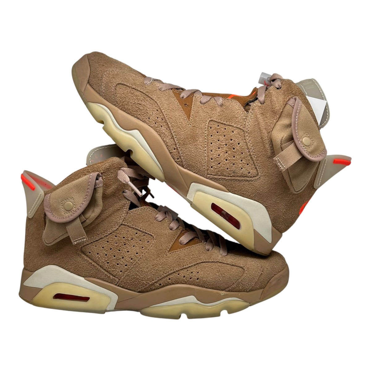 PREOWNED JORDAN 6 TRAVIS SCOTT BRITTISH KHAKI