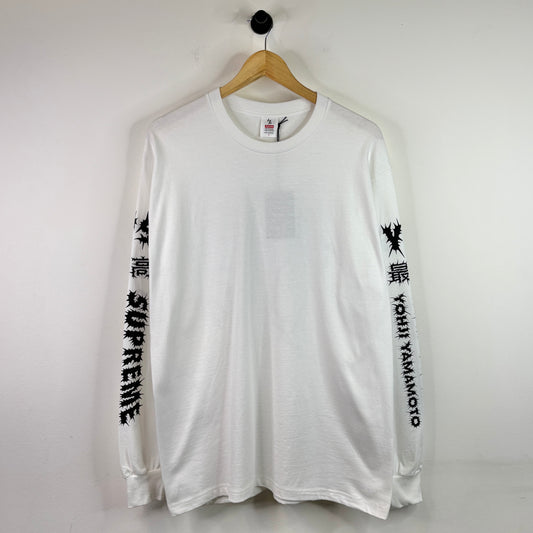 SUPREME Y'S YAMAMOTO LONGSLEEVE WHITE