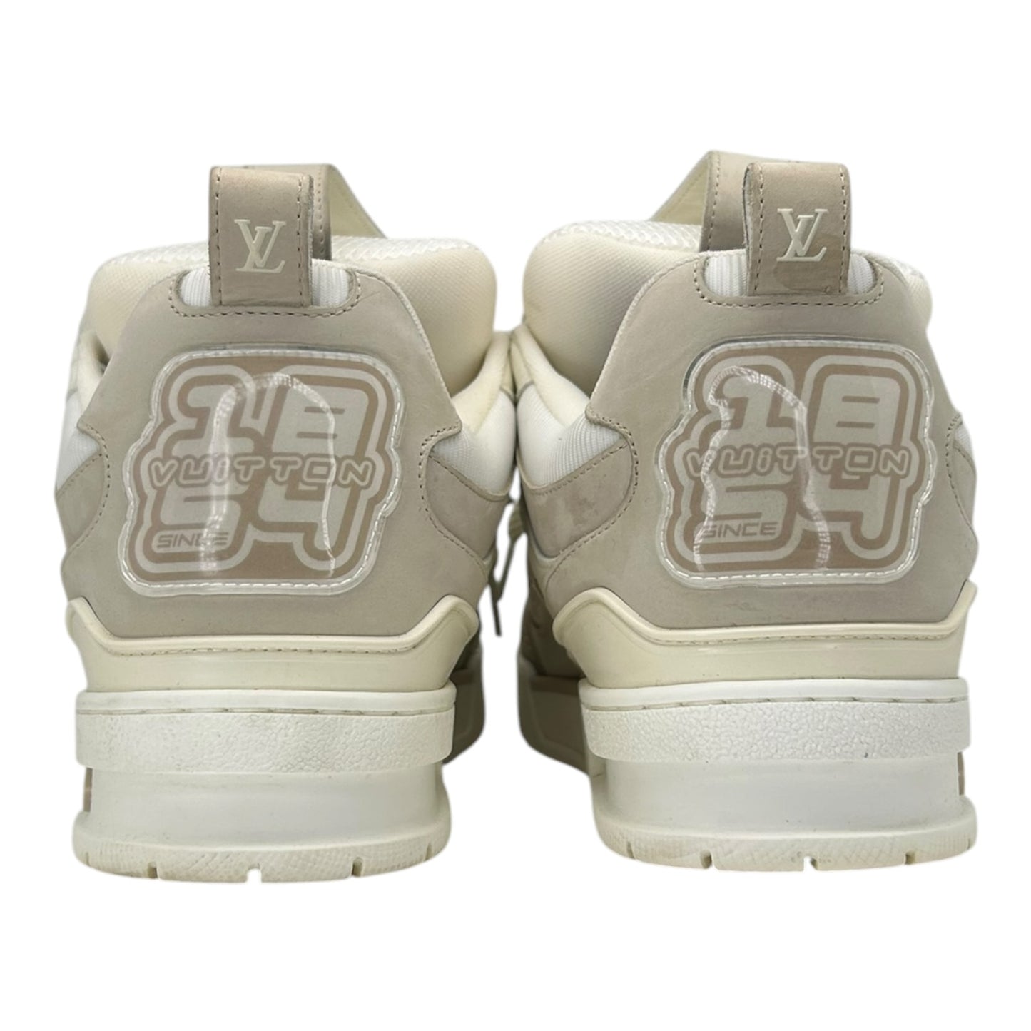 PREOWNED LOUIS VUITTON SKATE SNEAKER BEIGE WHITE