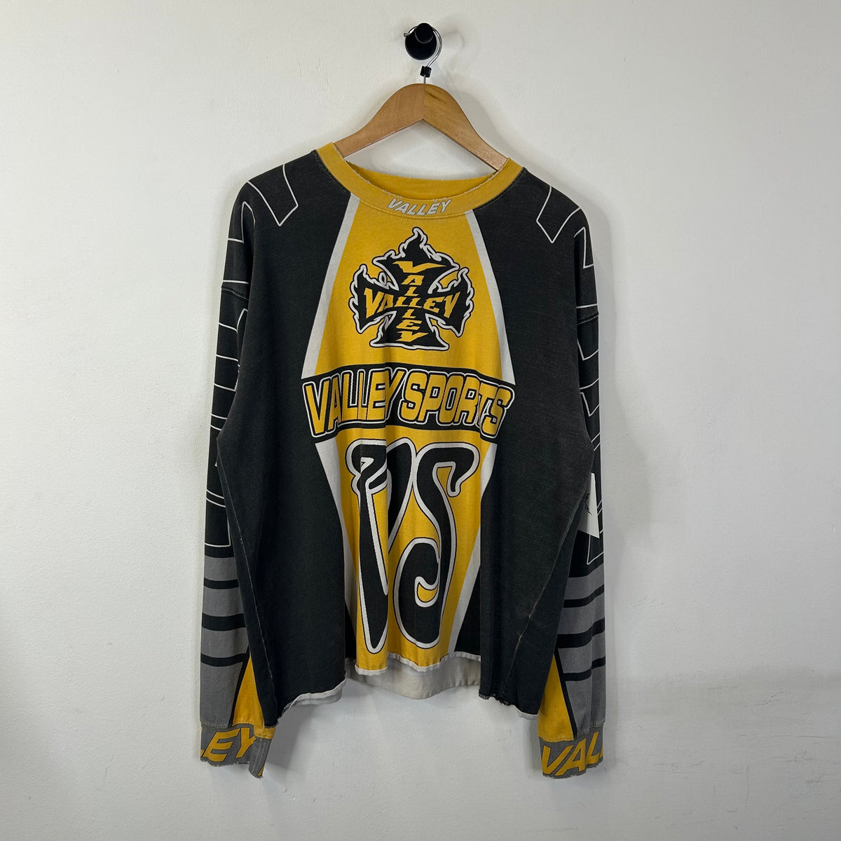 VALE FOREVER VS RACING LONG SLEEVE BLACK AND YELLOW