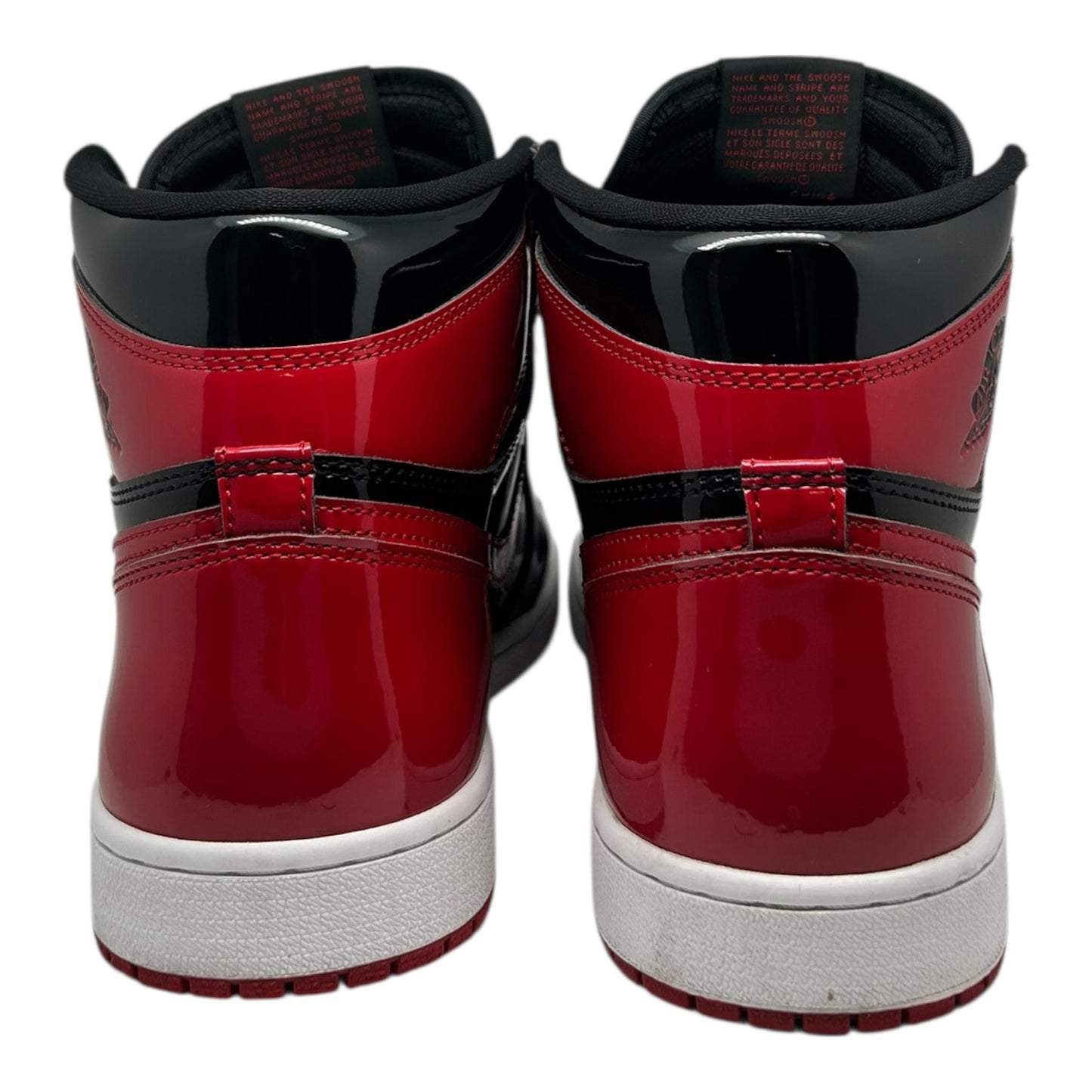PREOWNED JORDAN 1 HIGH PATENT BRED SZ 11