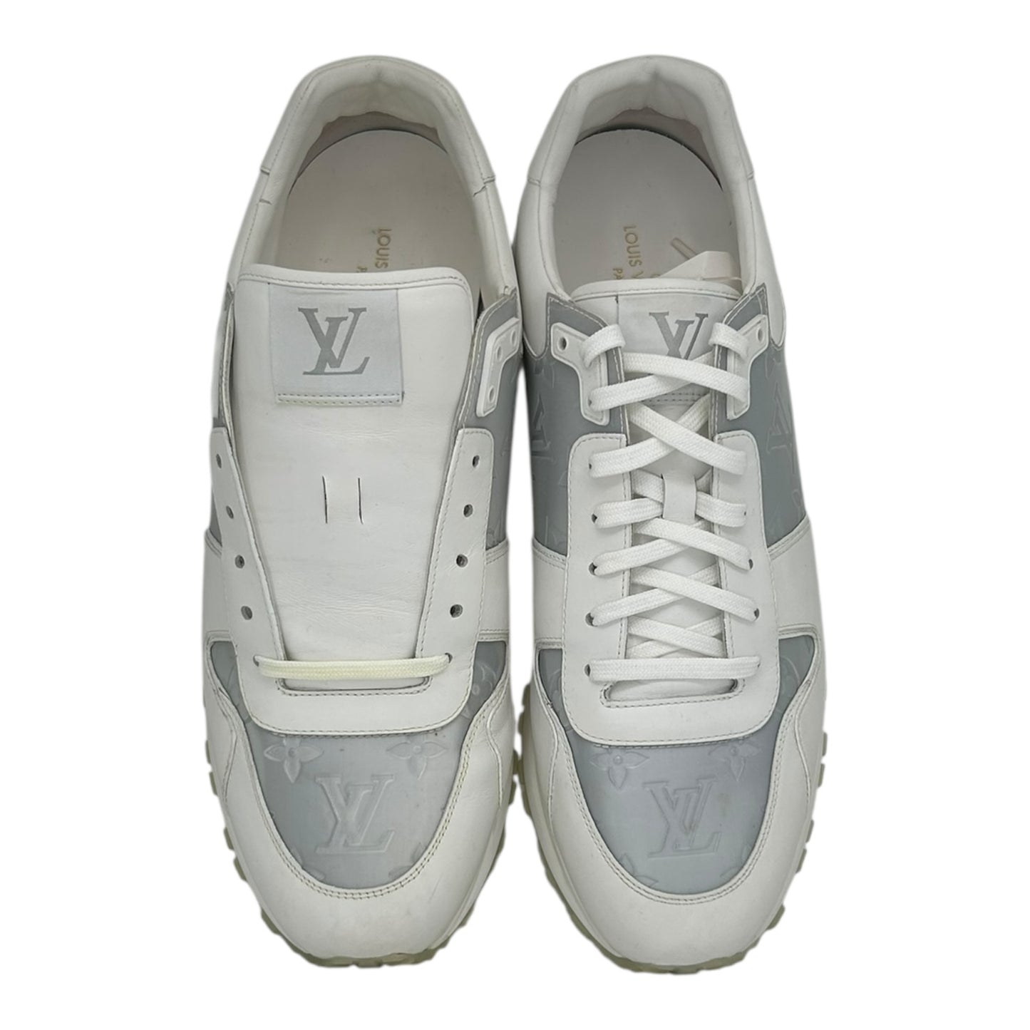 PREOWNED LOUIS VUITTON RUN AWAY SNKR WHITE