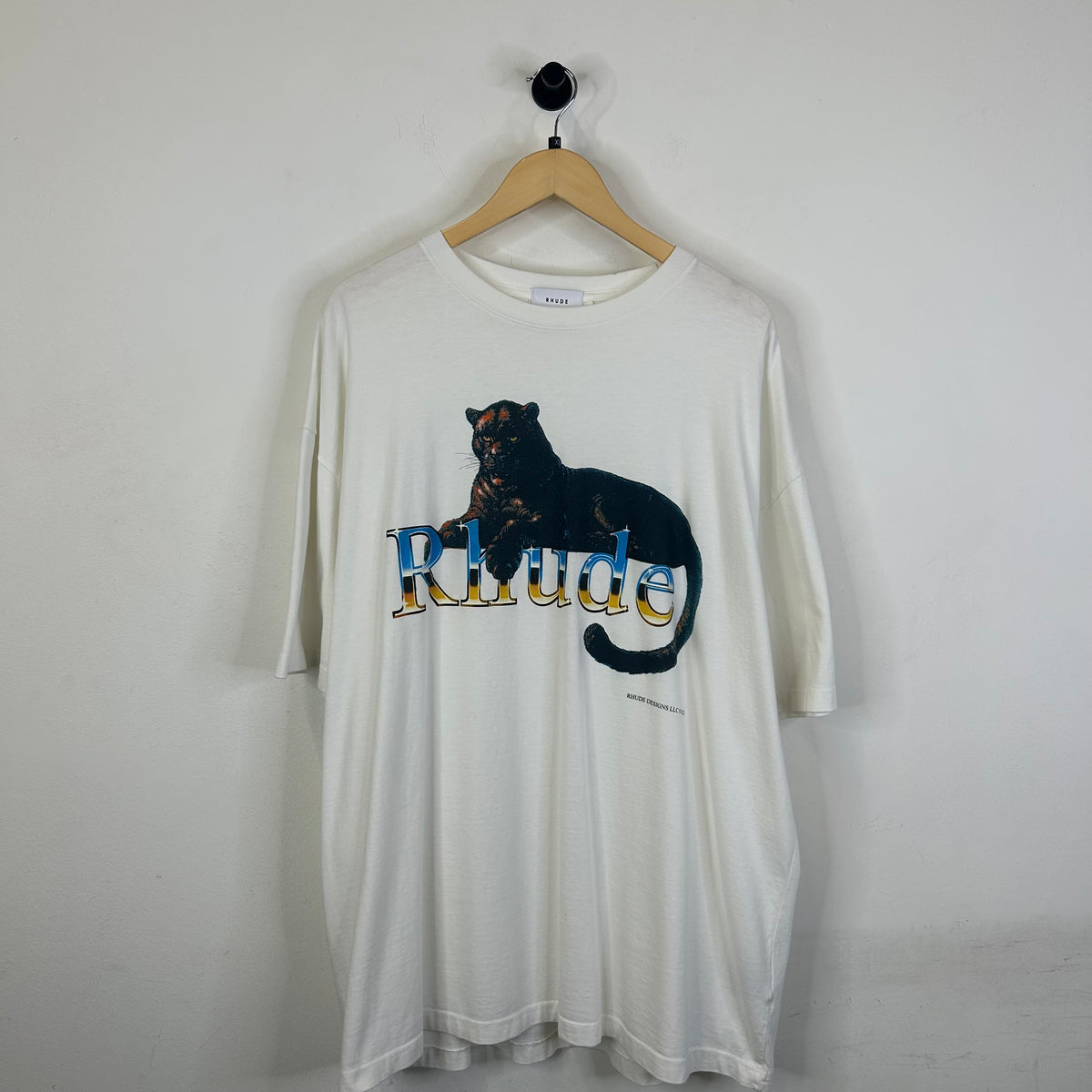 RHUDE LEOPARD PANTHER TEE