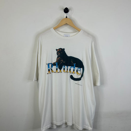 RHUDE LEOPARD PANTHER TEE