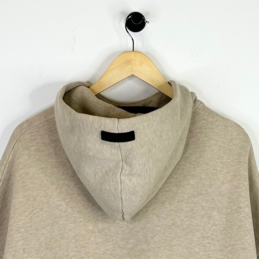 FEAR OF GOD ESSENTIALS LIGHT OATMEAL SCUBA HOODIE