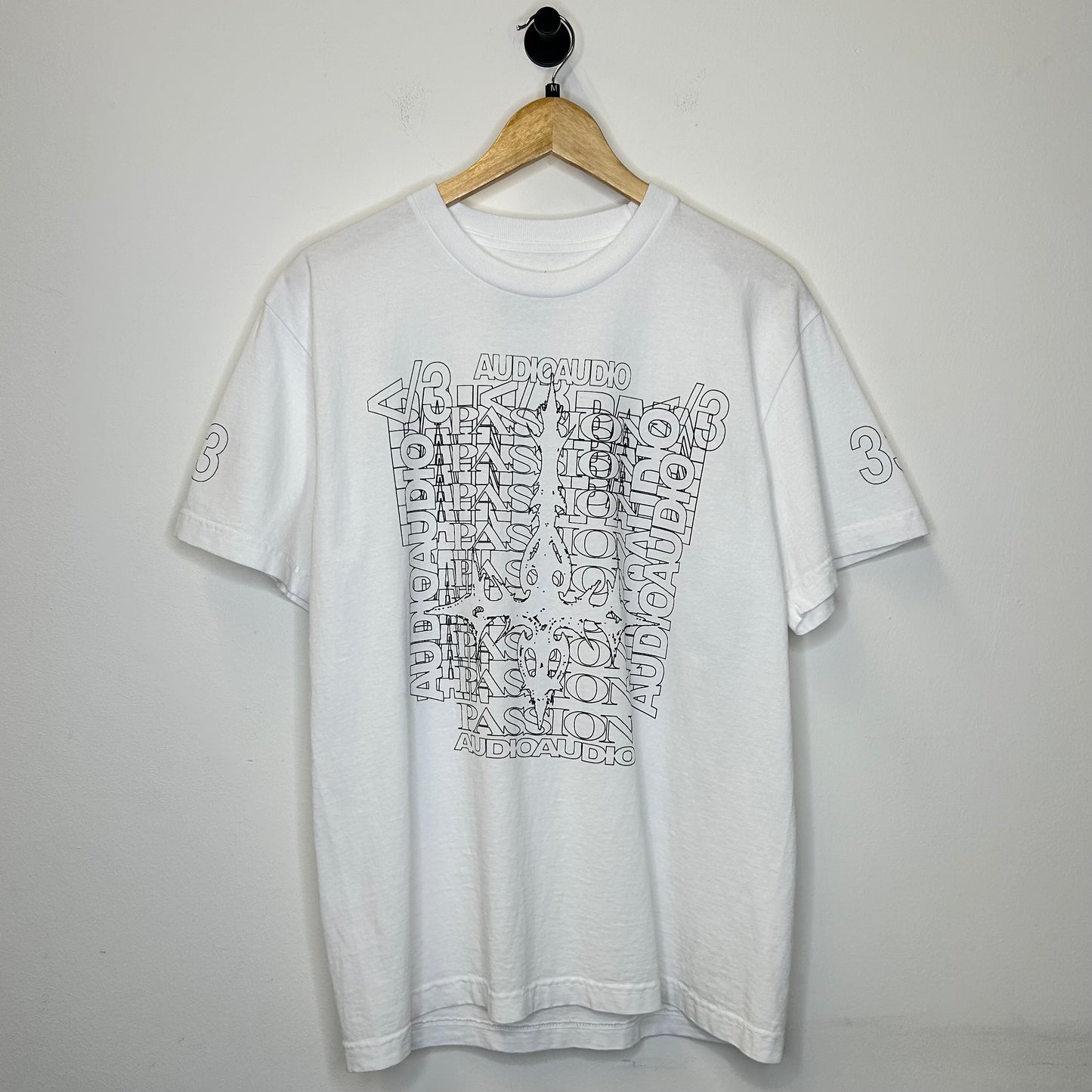 DESTROY LONELY ANTAGONIST AUDIO PASSION WHITE TEE