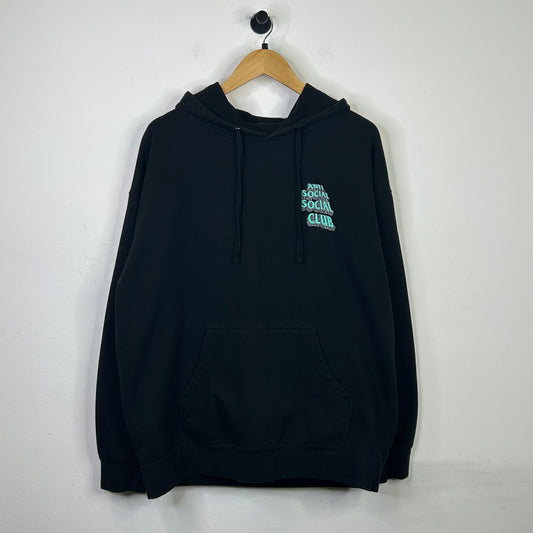 ANTI SOCIAL SOCIAL CLUB GLITCH BLACK HOODIE