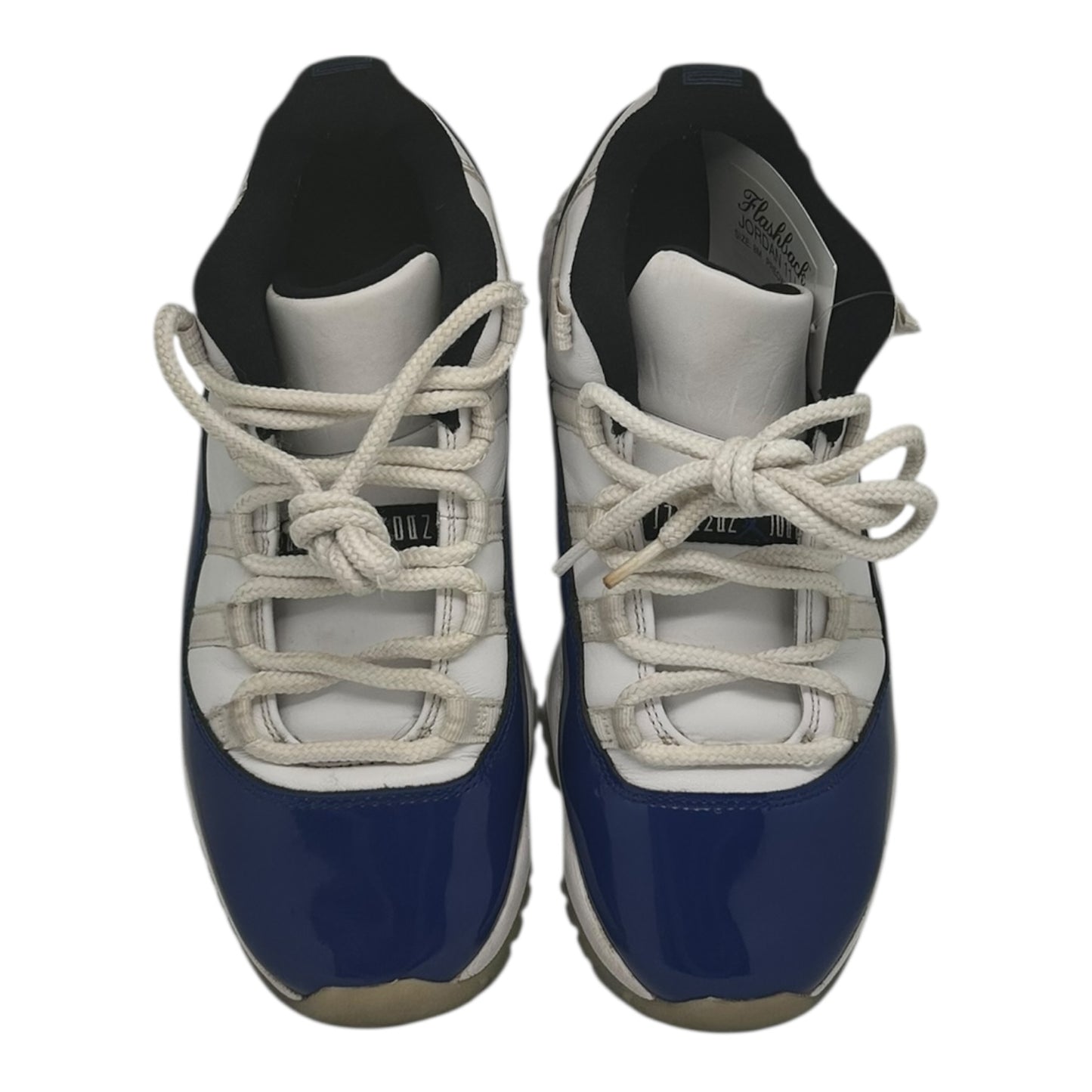 PREOWNED JORDAN 11 LOW WHITE CONCORD SIZE 8M