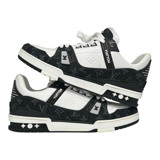 PREOWNED LOUIS VUITTON TRAINER BLACK DENIM