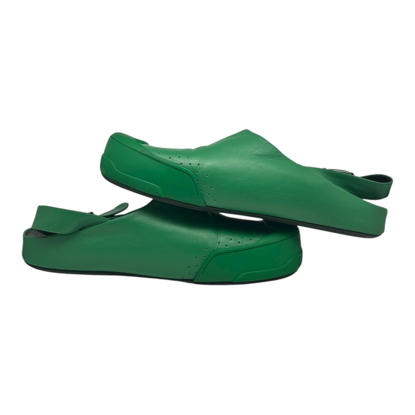 PREOWNED MARNI GREEN DADA SANDALS