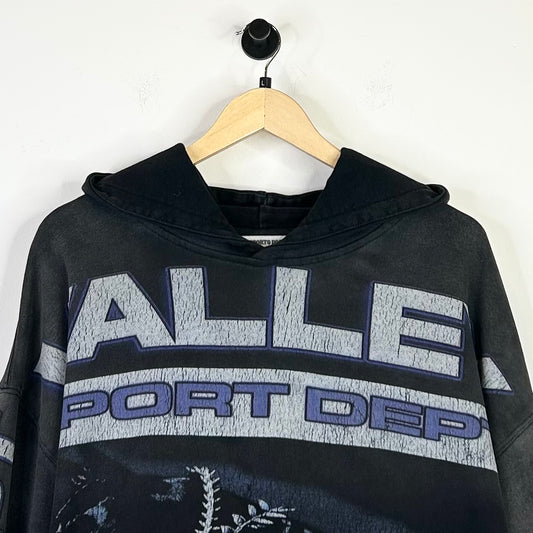 VALE FOREVER WATCHDOG HOODIE SWEATSHIRT VINTAGE BLACK