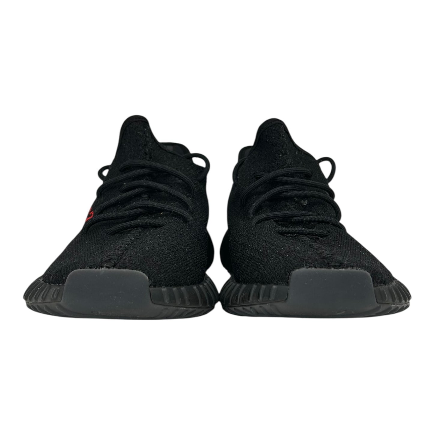 PREOWNED YEEZY 350 BLACK RED