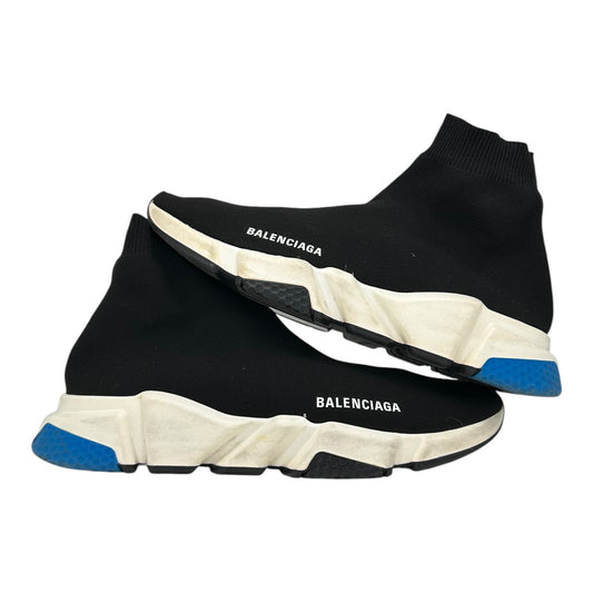 PREOWNED BALENCIAGA SPEED TRAINER BLACK/BLUE