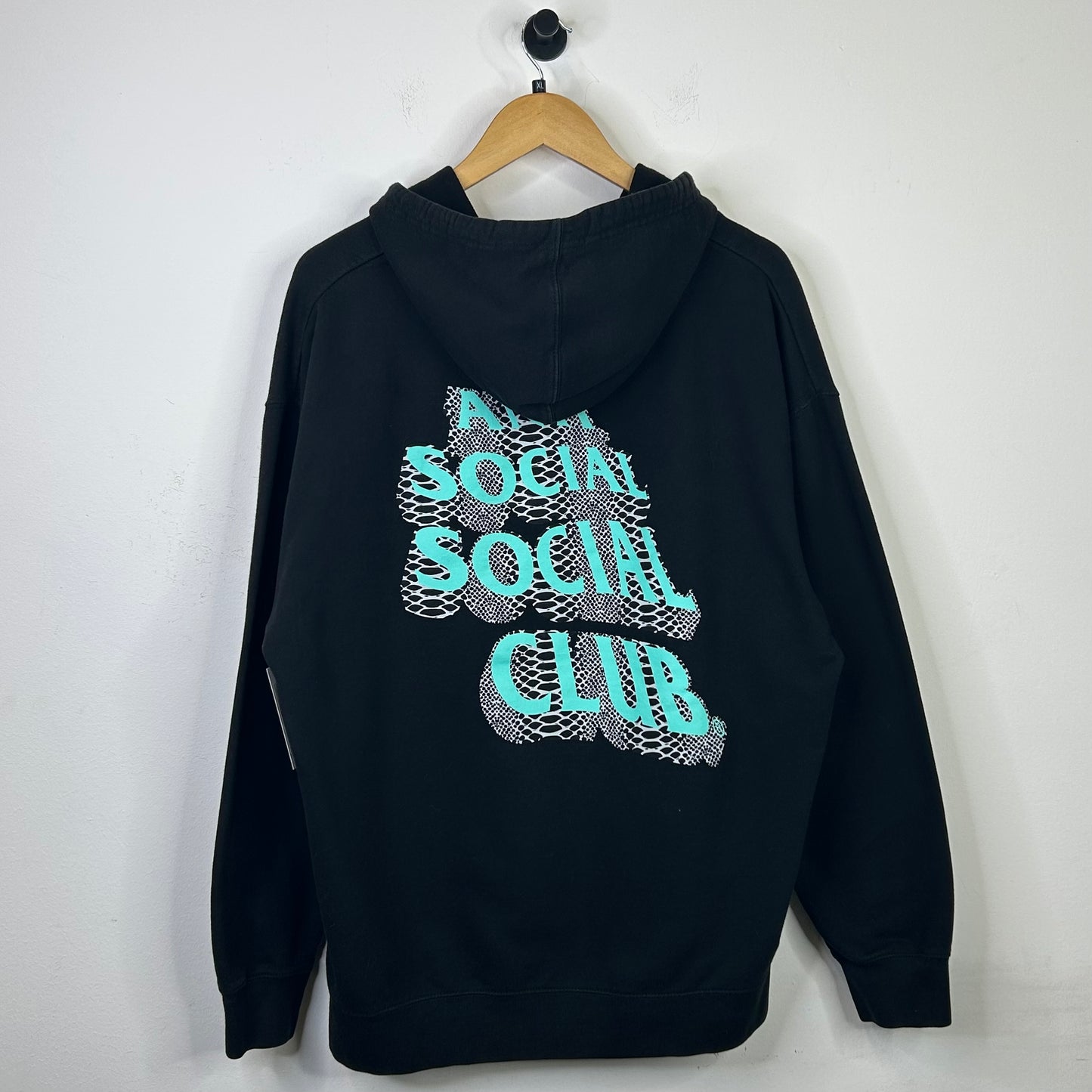 ANTI SOCIAL SOCIAL CLUB GLITCH BLACK HOODIE