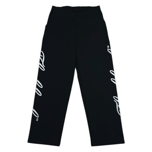 FLASHBACK JUMBO LOGO SWEATS BLACK/METALLIC