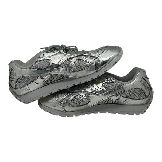 PREOWNED BOTTEGA VENETA ORBIT SNEAKER SILVER'