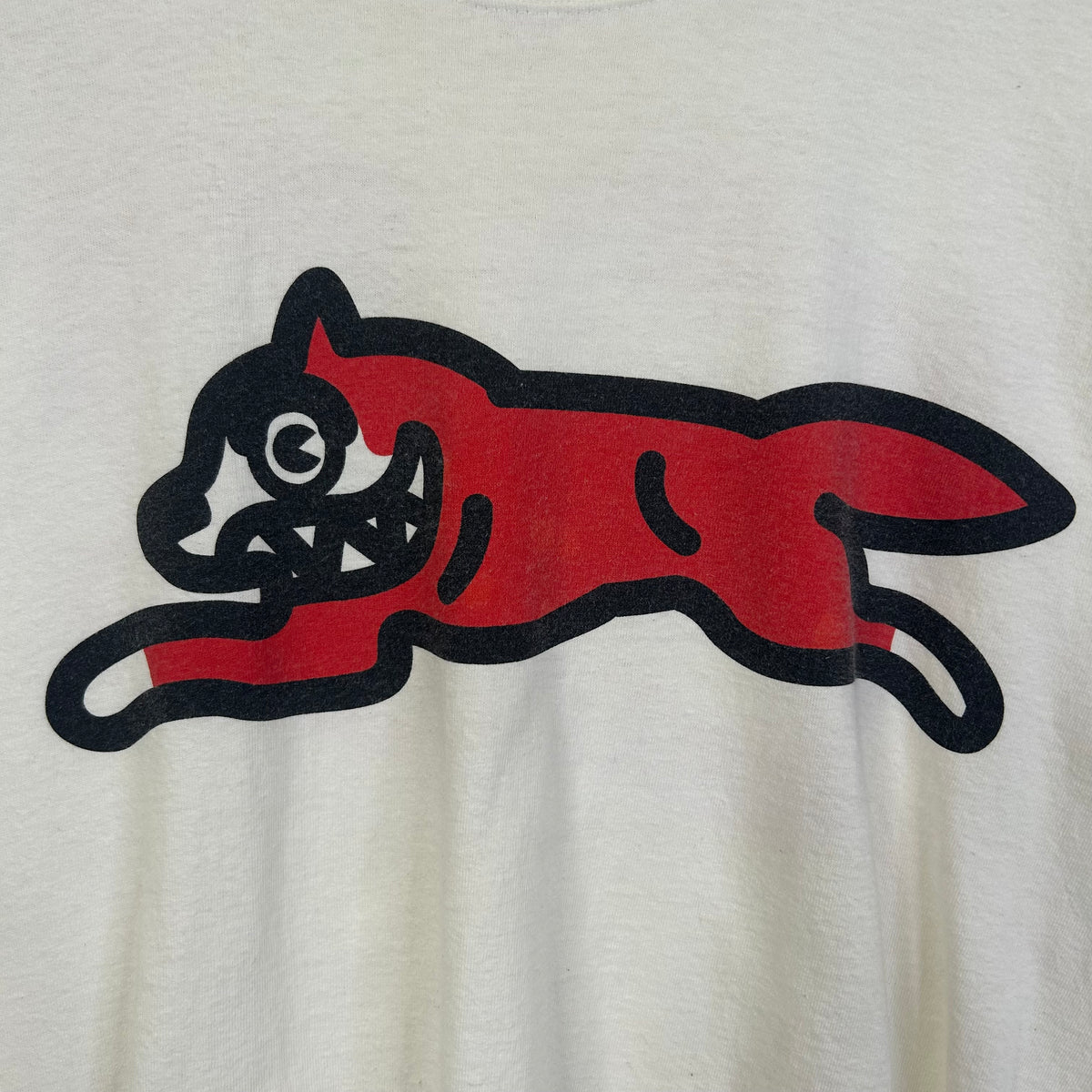 ICE CREAM RED RUNNING DOG TEE WHITE