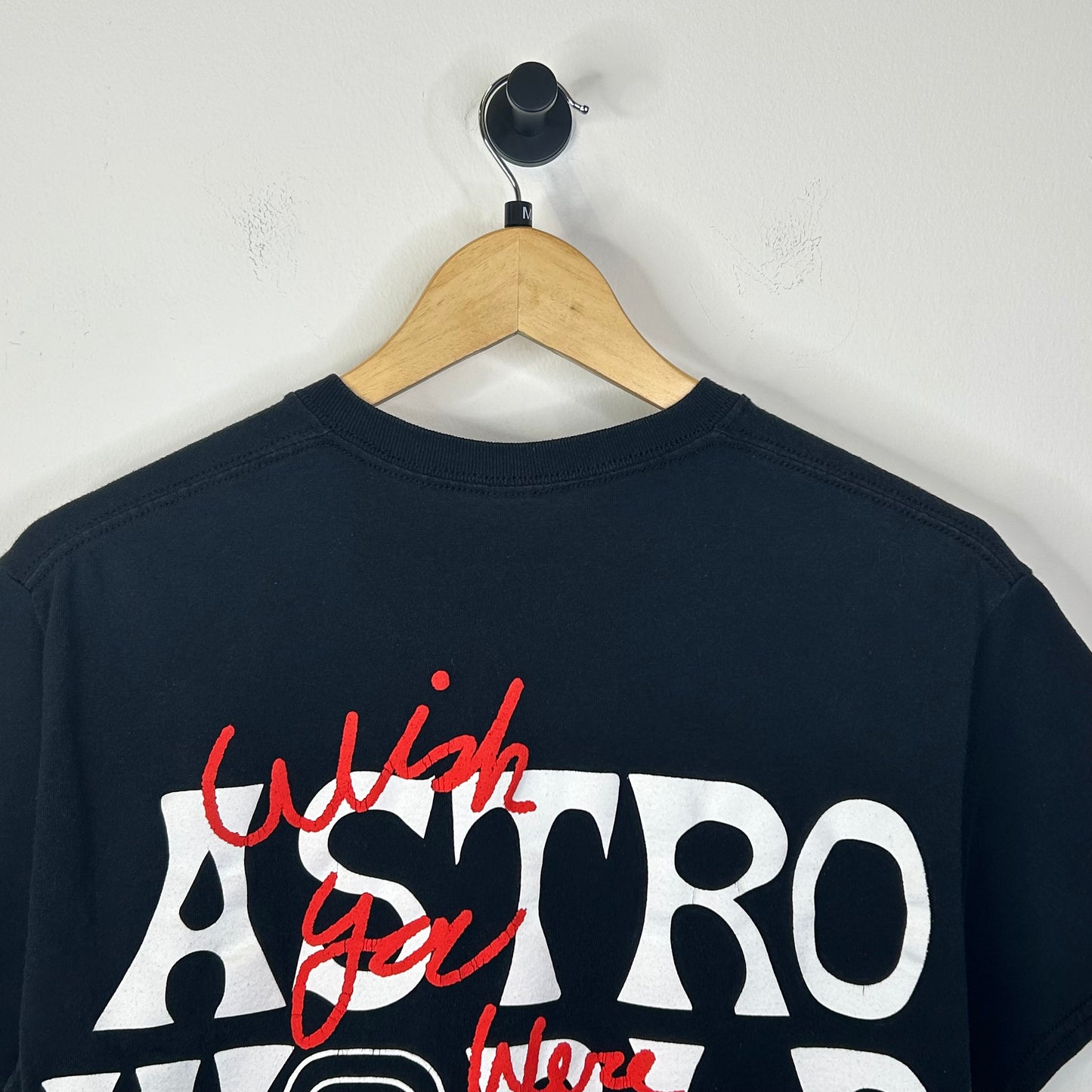 ASTRO WORLD WISH YOU WERE HERE TEE BLACK