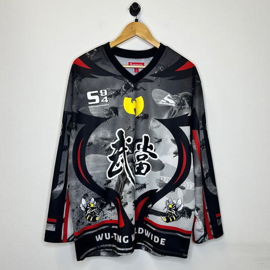 SUPREME WU-TANG CLAN HOCKEY JERSEY BLACK RED