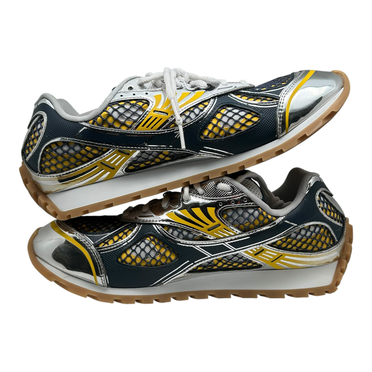 BOTTEGA VENETA ORBIT YELLOW/BLUE