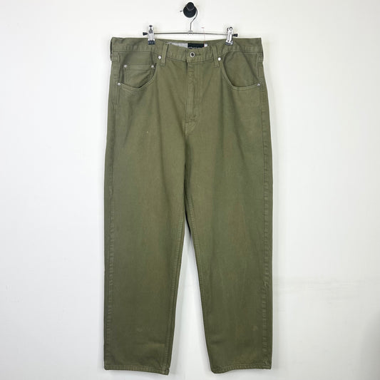 OLIVE GREEN LEVI'S LOOSE SILVER TABS