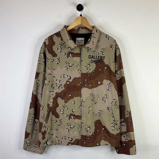 GALLERY DEPT. CAMO ZIP UP JACKET
