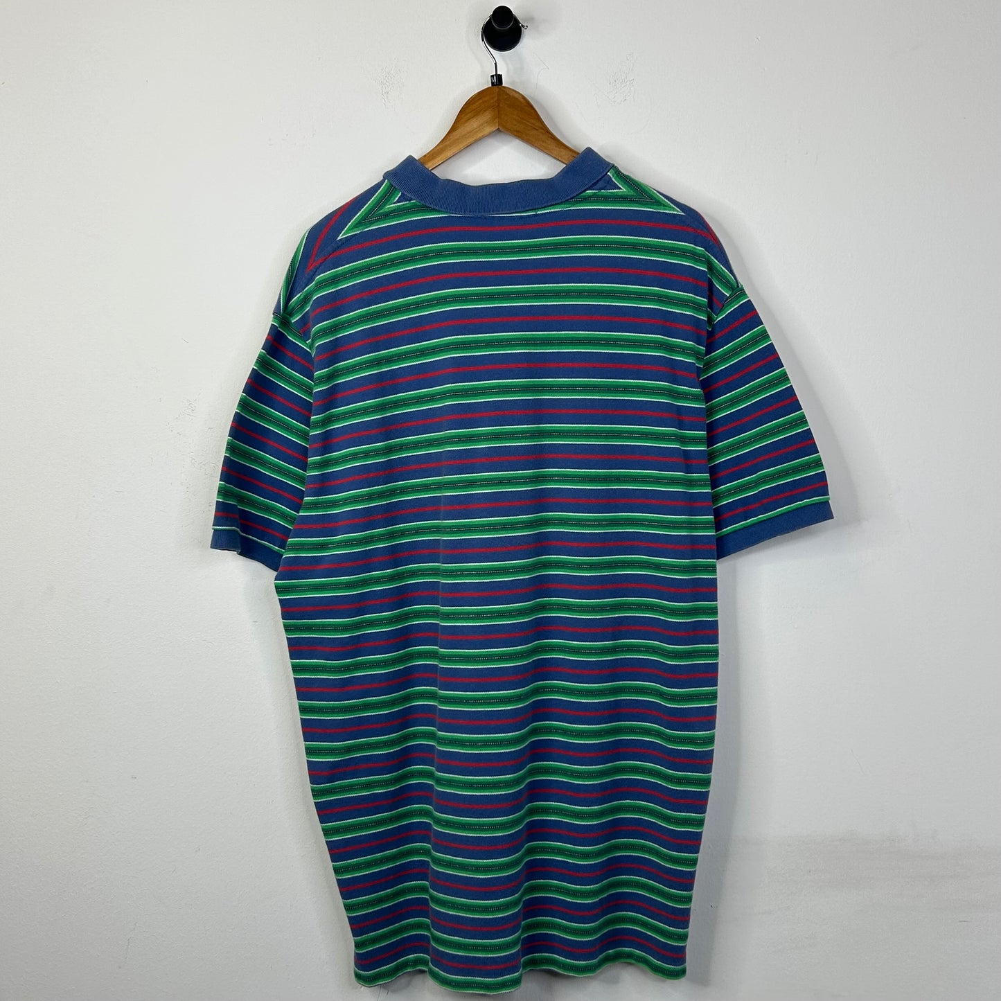 POLO RALPH LAUREN BLUE GREEN RED STRIPE TEE