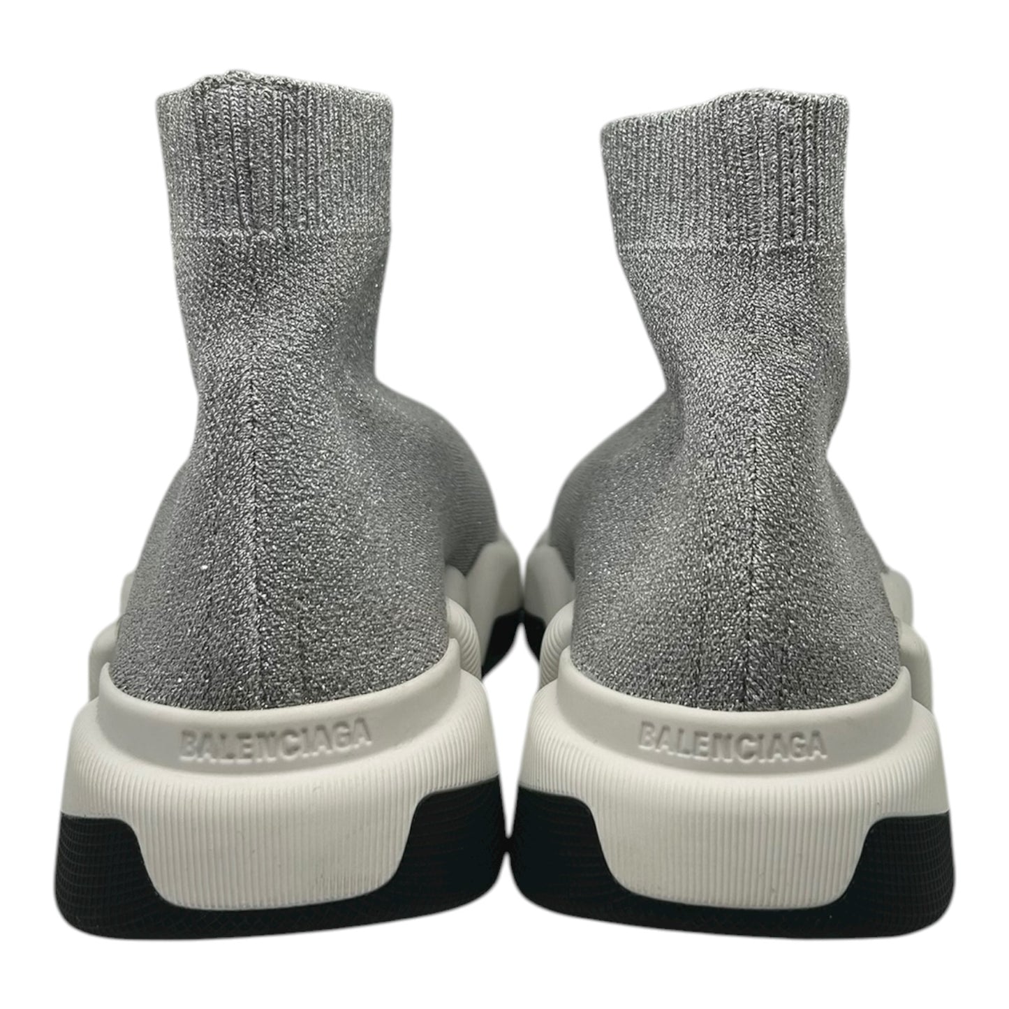 PREOWNED BALENCIAGA SPEED 2.0 SLIVER WMNS