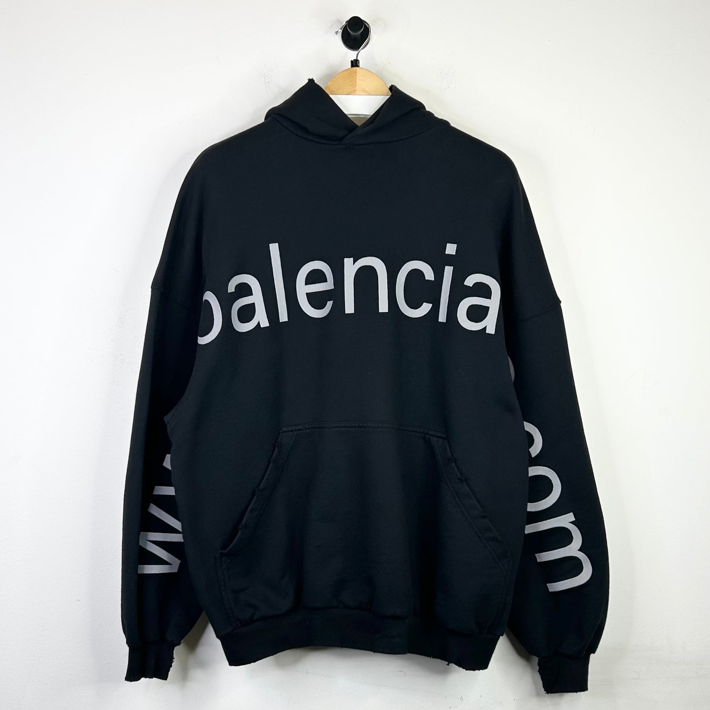 BALENCIAGA DOT COM CROSS BODY HOODIE