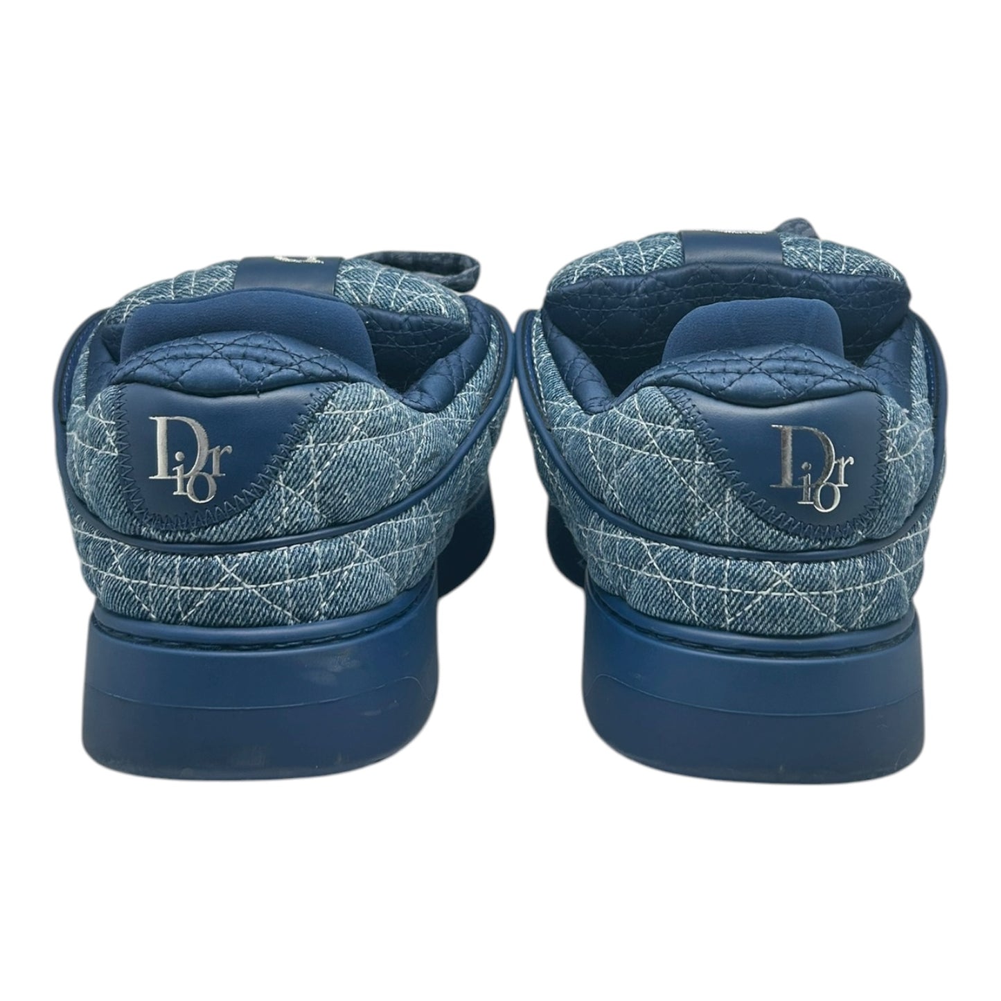 PREOWNED DIOR B9S SKATER SNEAKER NAVY BLUE