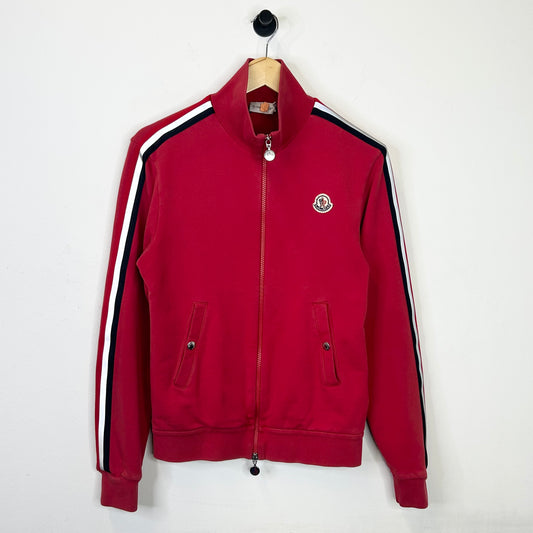 MONCLER RED STRIPED TRACK JACKET