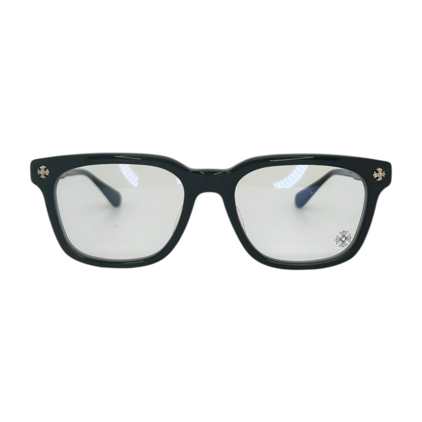 CHROME HEARTS COX UCKER BLACK GOLD SUNGLASSES