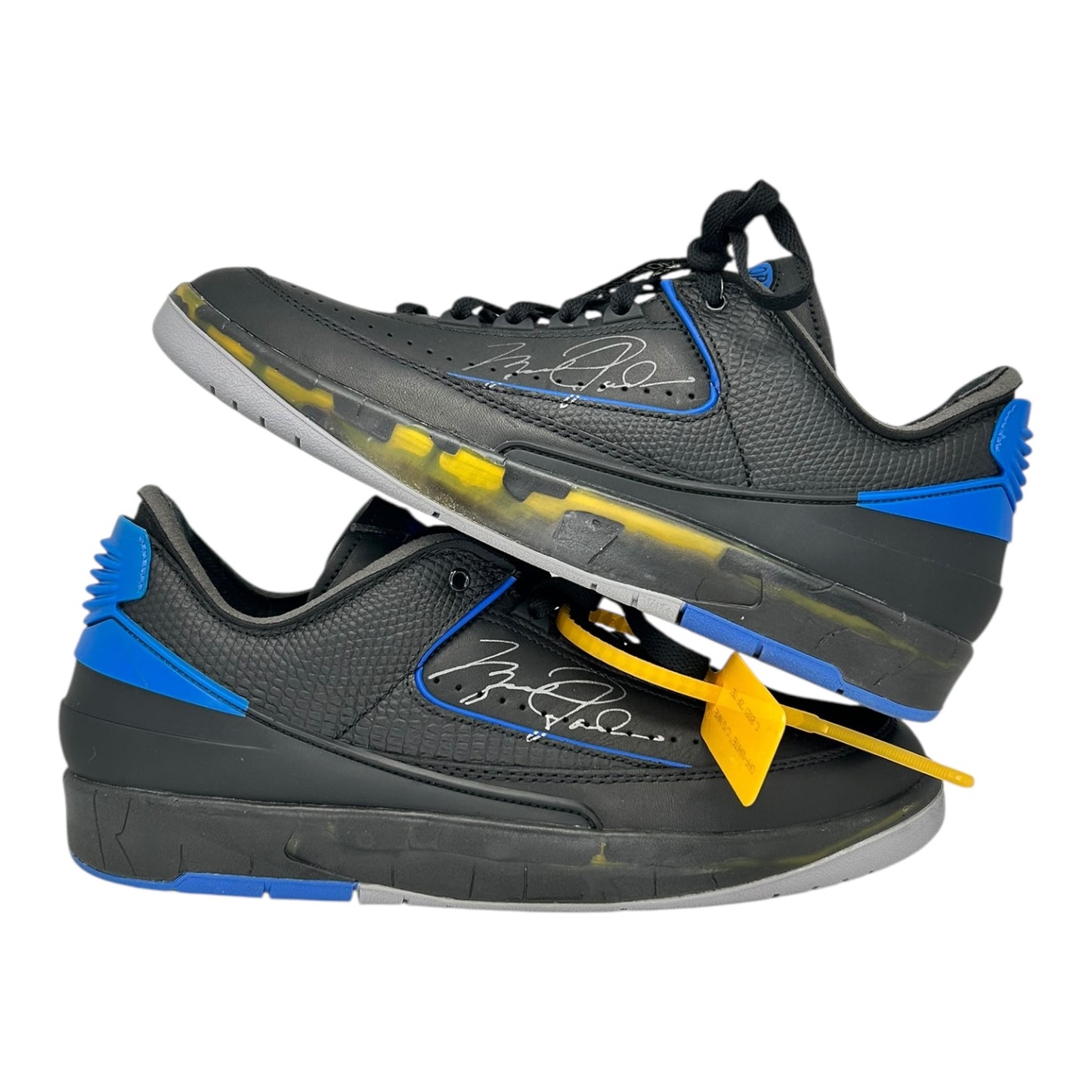 PREOWNED JORDAN 2 LOW X OFF-WHITE BLACK BLUE