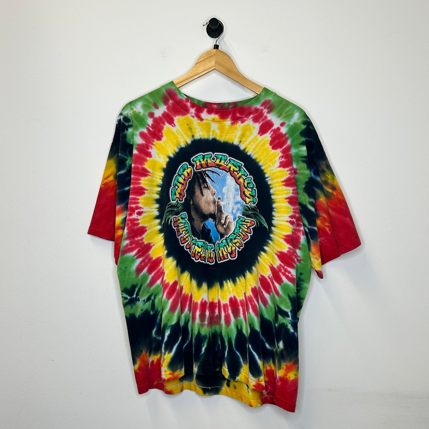 BOB MARLEY NATURAL MUSIC TYE DYE TEE