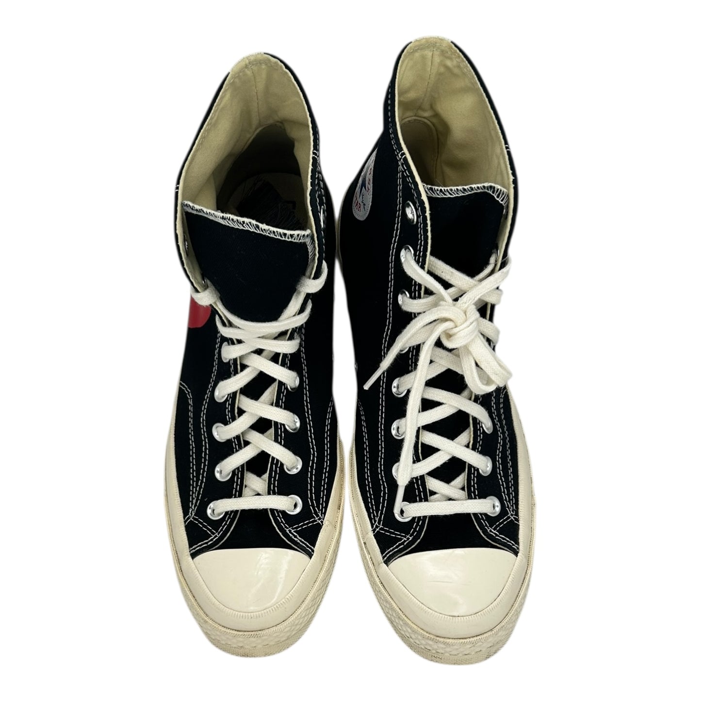 PREOWNED CONVERSE x CDG PLAY BLACK