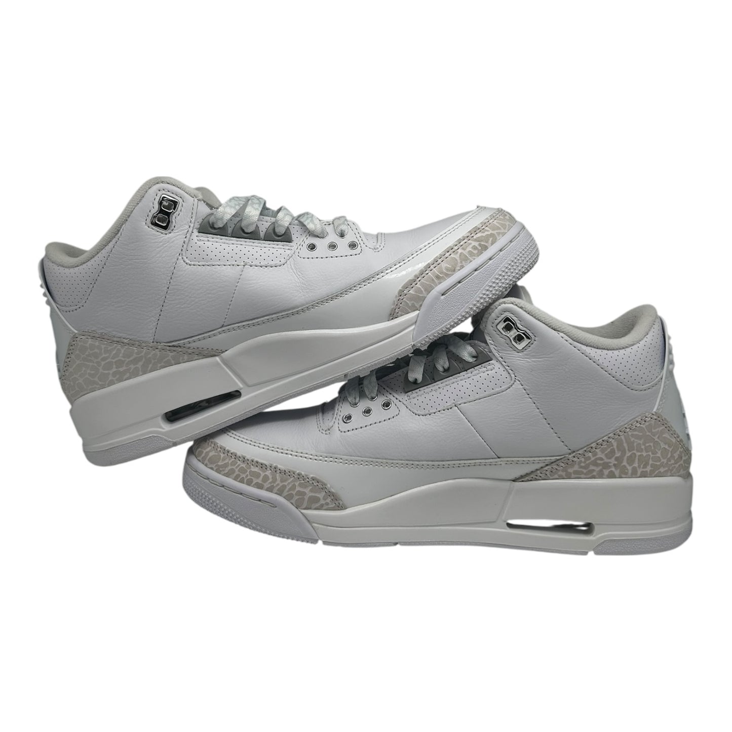 PREOWNED JORDAN 3 RETRO PURE MONEY