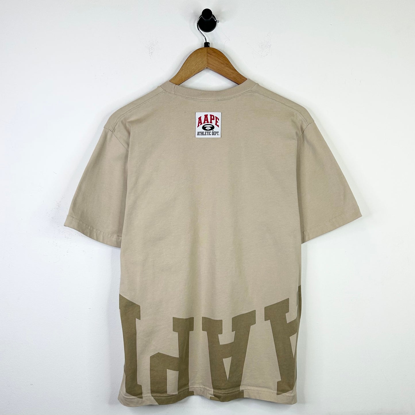 AAPE PATCH TEE TAN