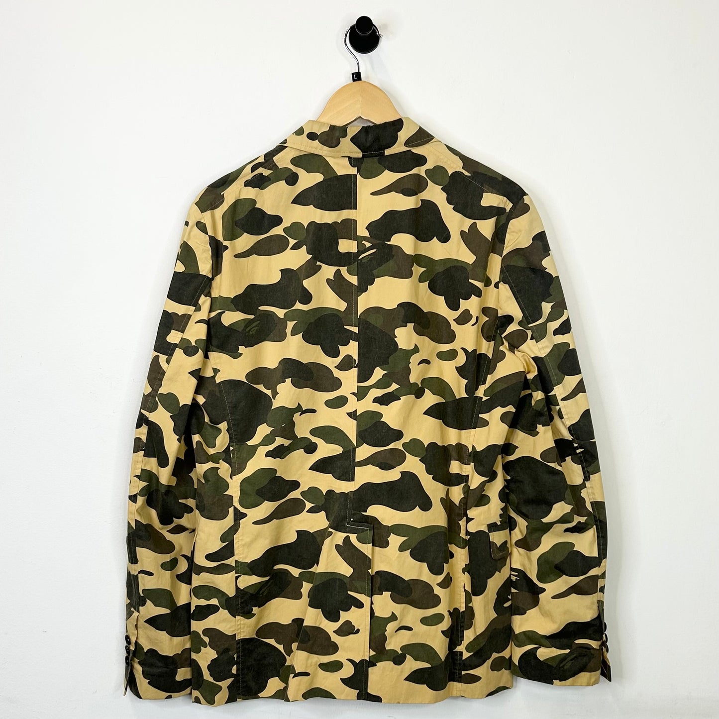 BAPE GREEN BROWN CAMO SUIT JACKET