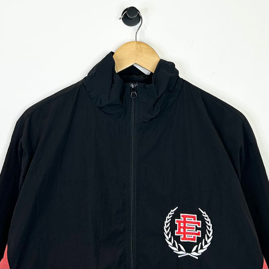 ERIC EMANUEL OLYMPIC BLACK RED WINDBREAKER