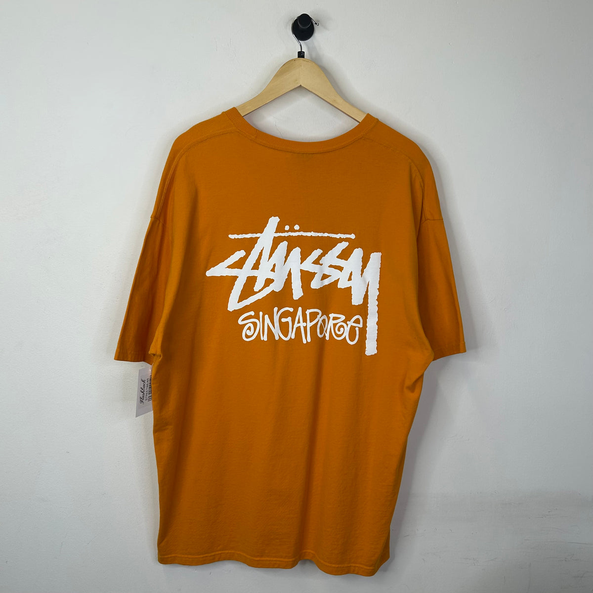 STUSSY SINGAPORE ORANGE TEE