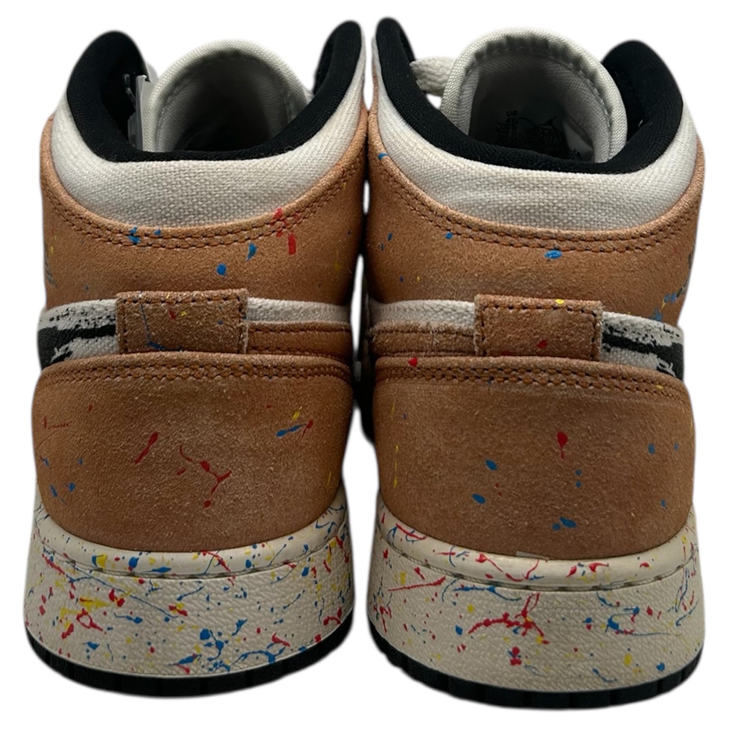 JORDAN 1 MID BRUSHSTROKE PREOWNED SIZE 4Y