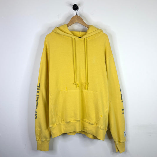 GALLERY DEPT. YELLOW REVERSIBLE PULLOVER HOODIE