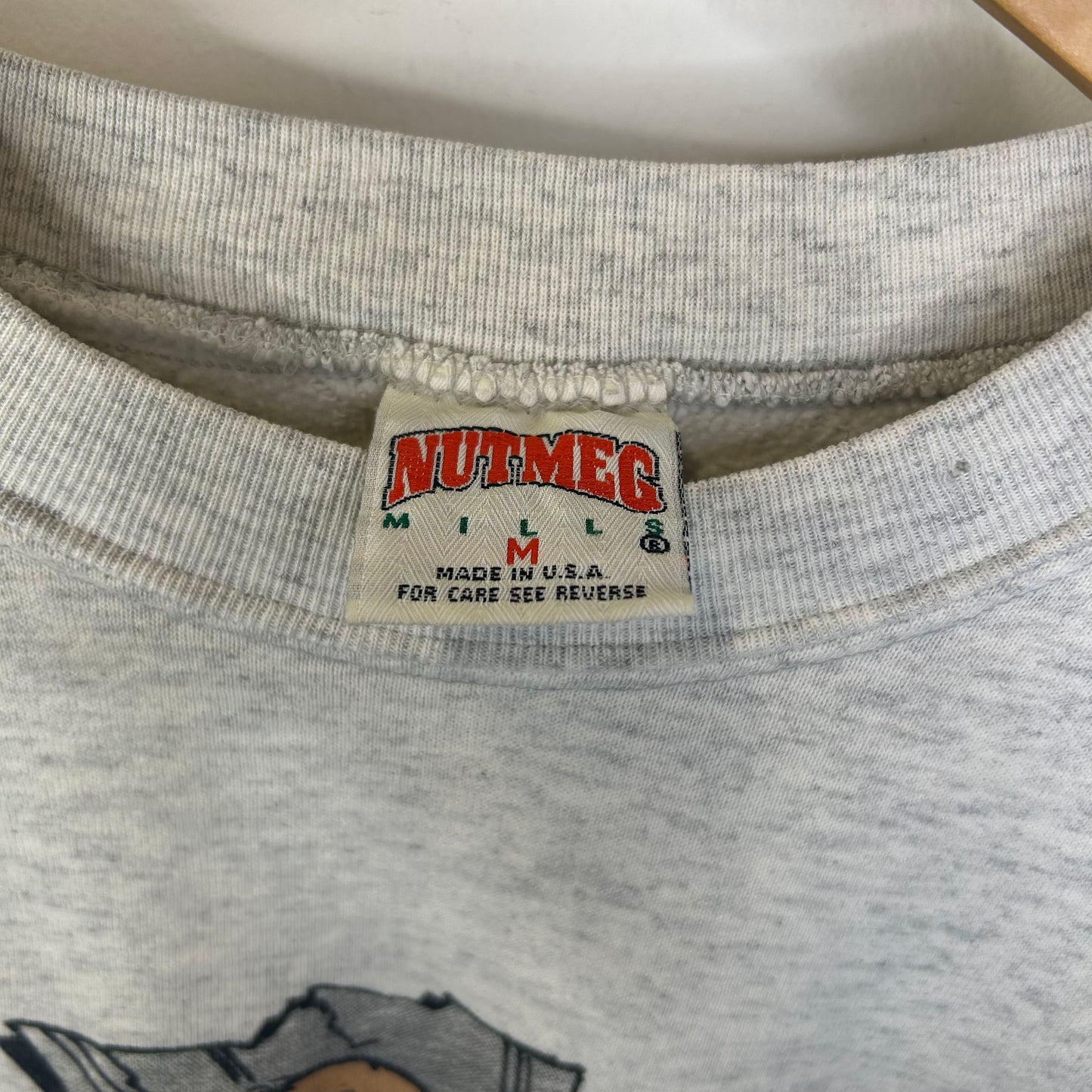 PACKERS NUTMEG HEATHER GREY CREWNECK