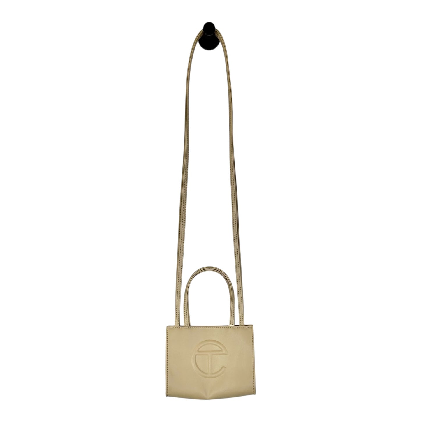 TELFAR SMALL CREAM SHOPPING BAG