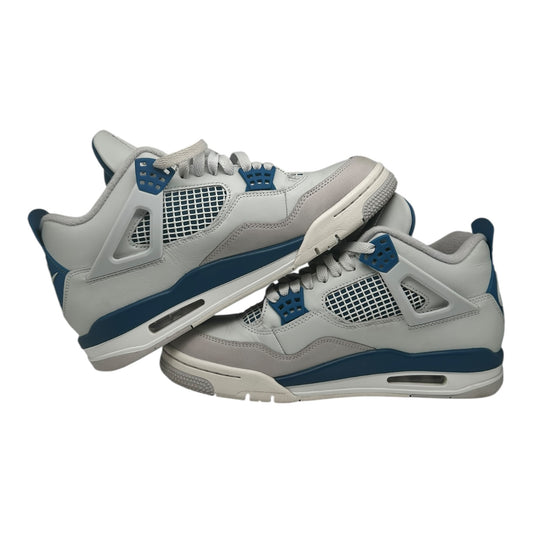 PREOWNED JORDAN 4 MILITARY BLUE SZ 8.5